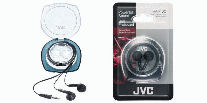 JVC Ear Bud Headphone Casques Avec fil Ecouteurs Musique Noir