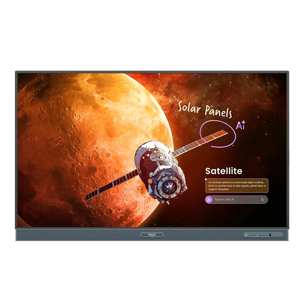 BenQ RP7505 Tableau Blanc Interactif 75" 4K UHD Tactile Noir HDMI