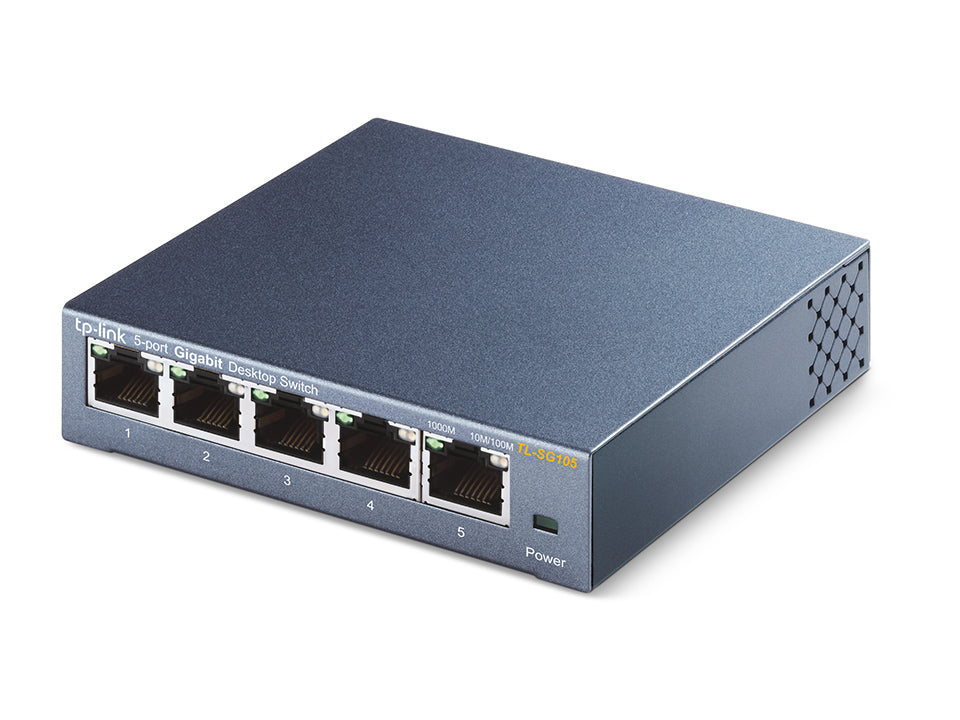 TP-Link TL-SG105 Non-géré Gigabit Ethernet (10/100/1000) Noir