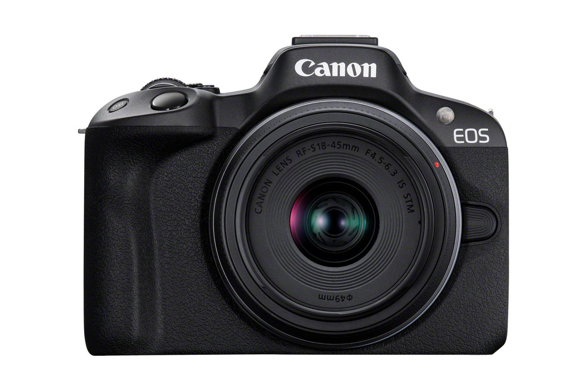 Canon EOS R50 Kit avec Objectif RF-S 18-45mm F4.5-6.3 IS STM, 24,2 MP CMOS, Noir