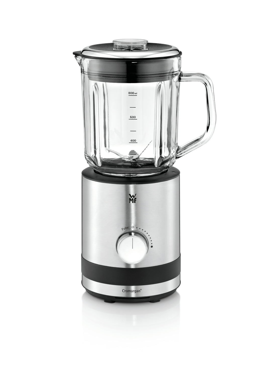 WMF KITCHENminis Mélangeur de Table 0,8 L, 400 W, Noir et Acier Inoxydable