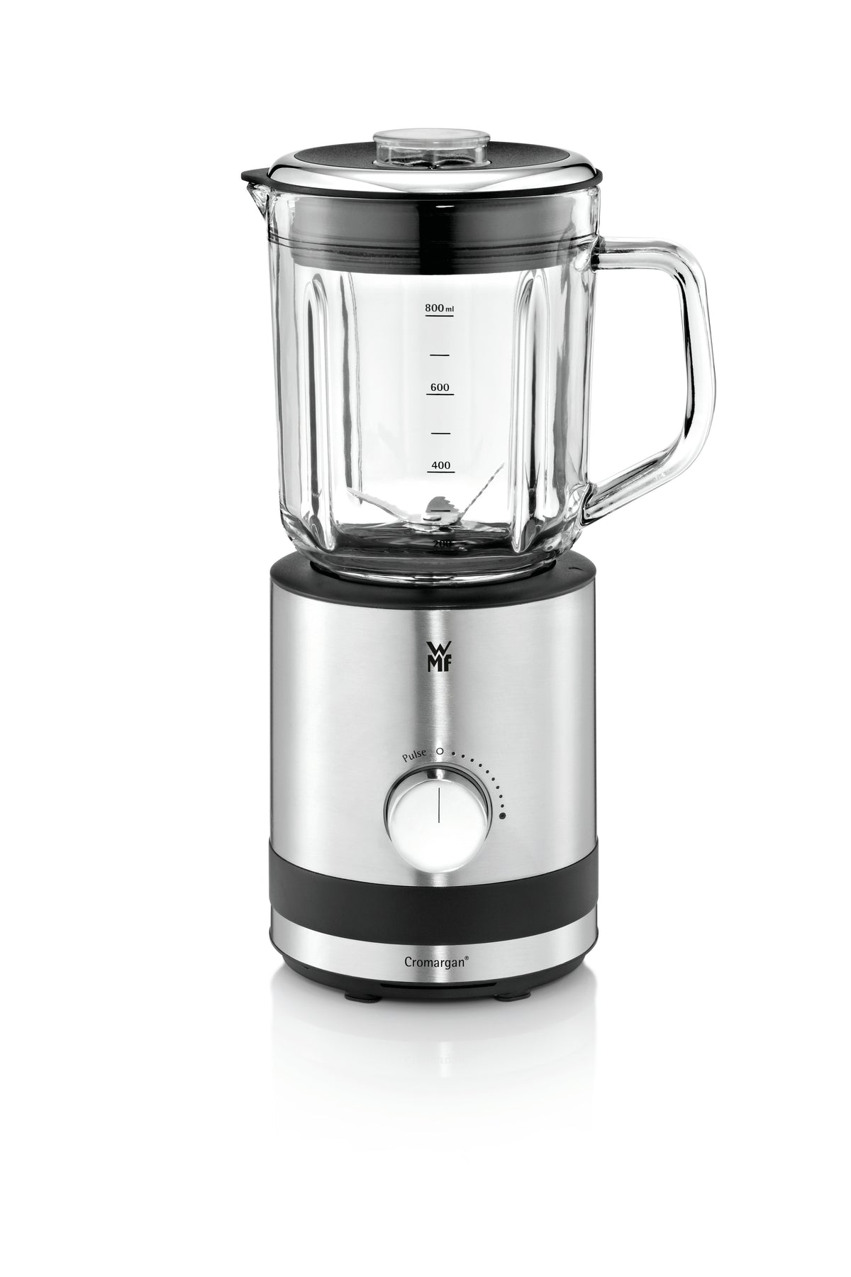 WMF KITCHENminis Mélangeur de Table 0,8 L, 400 W, Noir et Acier Inoxydable