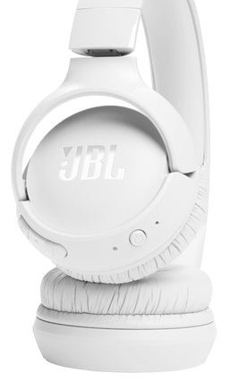 JBL Tune 520BT Casque Sans Fil Bluetooth, Arceau, Appels et Musique, USB Type-C, Blanc