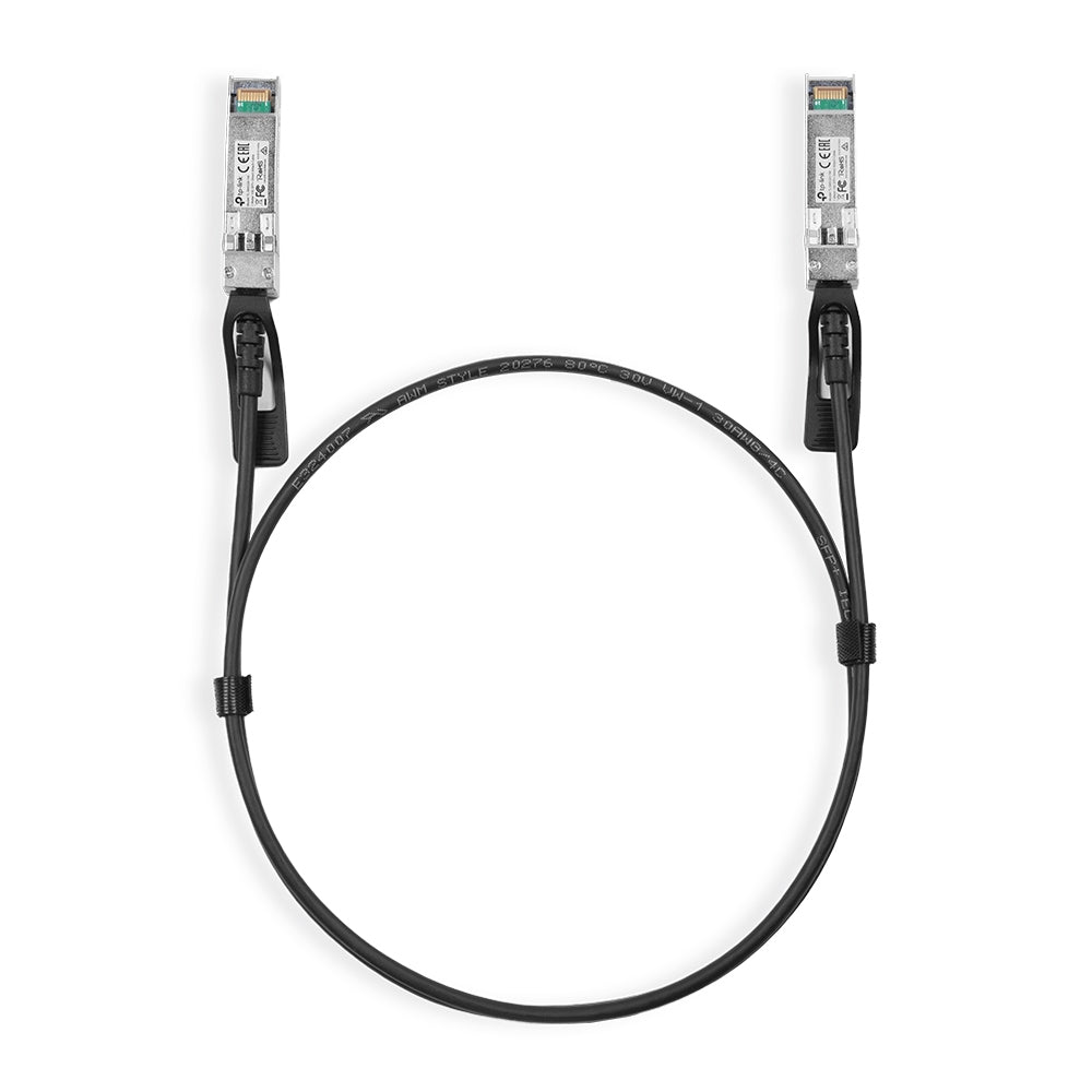 TP-Link Omada TL-SM5220-1M Câble DAC SFP+ InfiniBand et Fibres Optiques, Noir, 1m