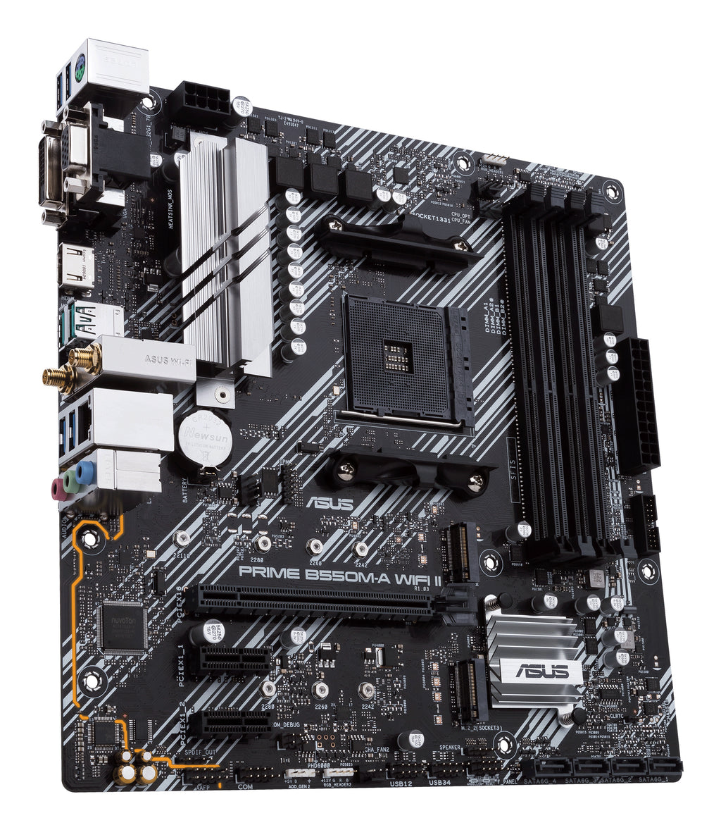 ASUS PRIME B550M-A WIFI II AMD B550 Emplacement AM4 micro ATX