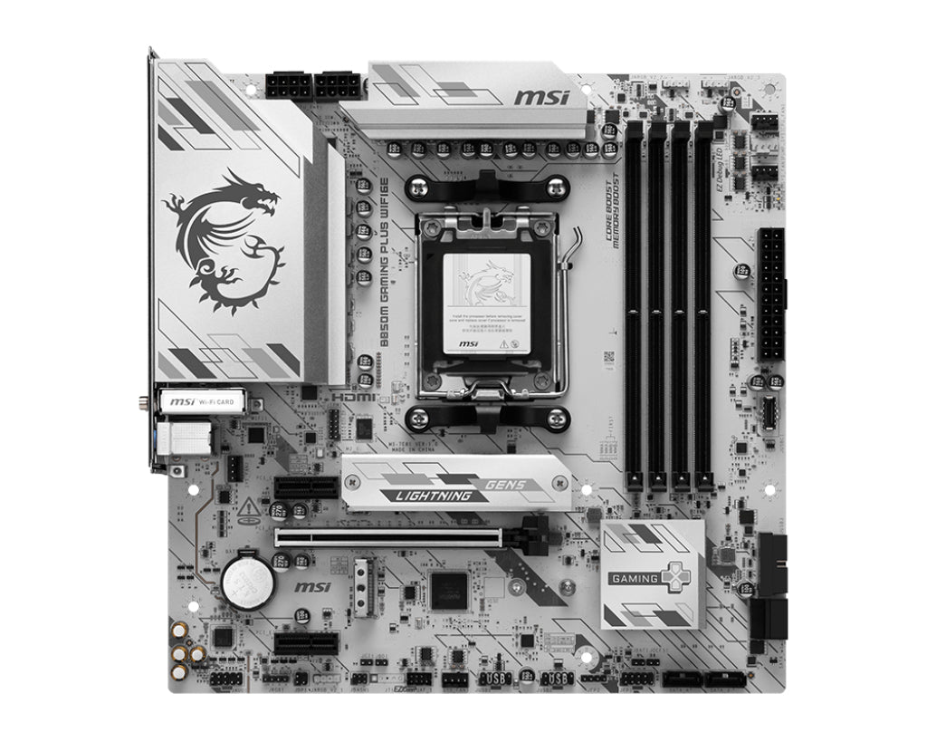 MSI B850M GAMING PLUS WIFI6E carte mère AMD B850 Emplacement AM5 micro ATX