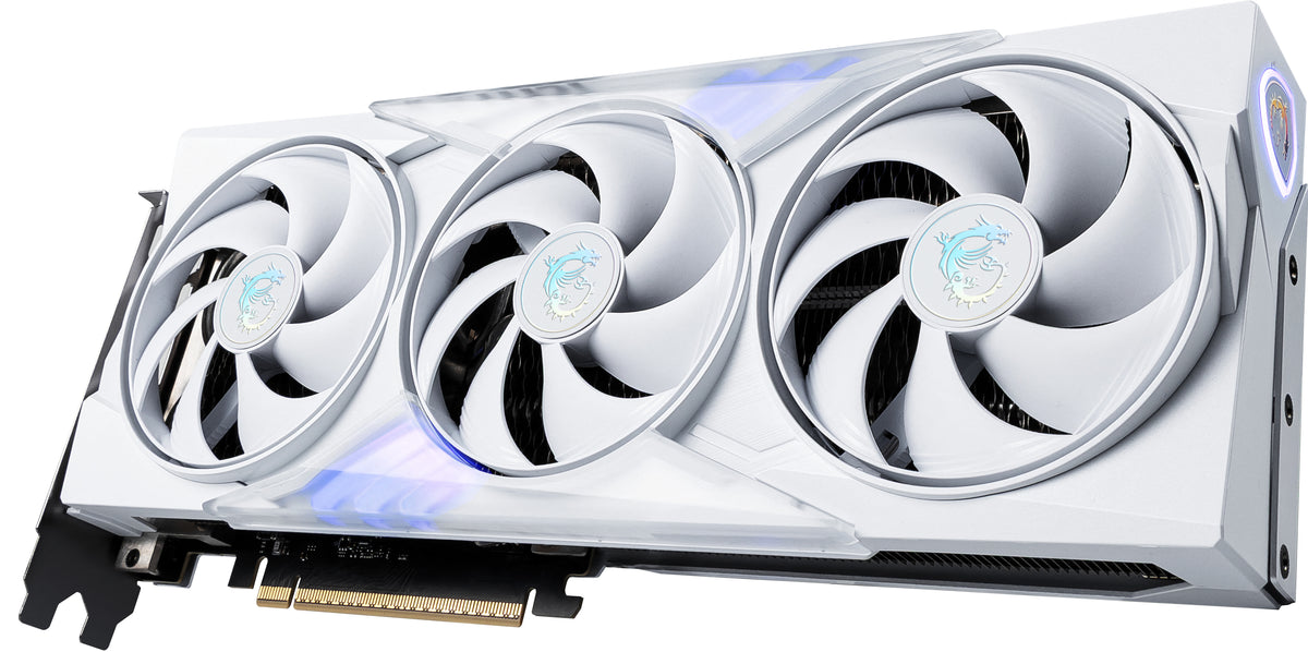MSI GAMING GeForce RTX 5060 TI 16G TRIO OC WHITE NVIDIA 16 Go GDDR7 - vue 5