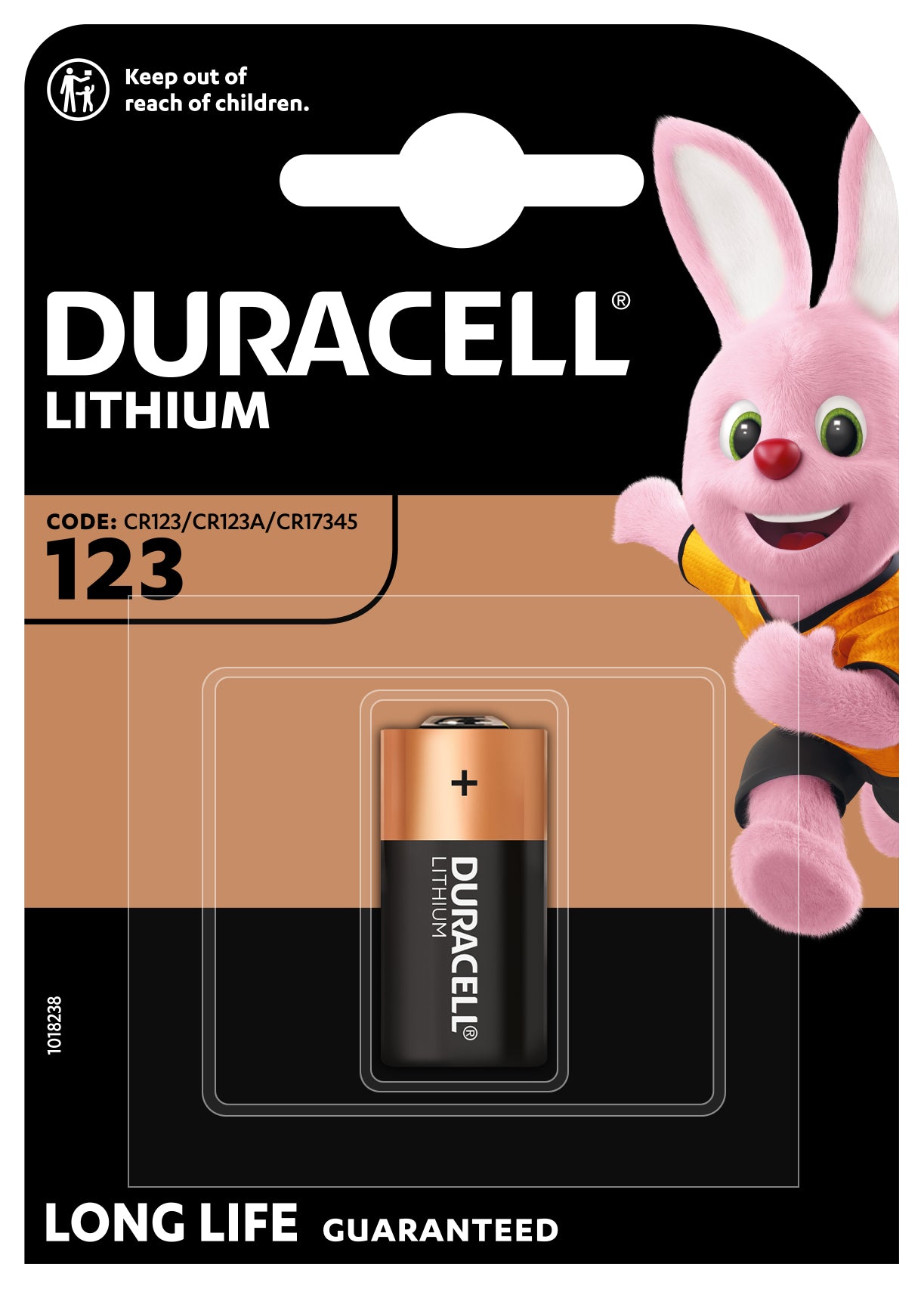 Duracell 123106 pile domestique Batterie à usage unique CR123A Lithium