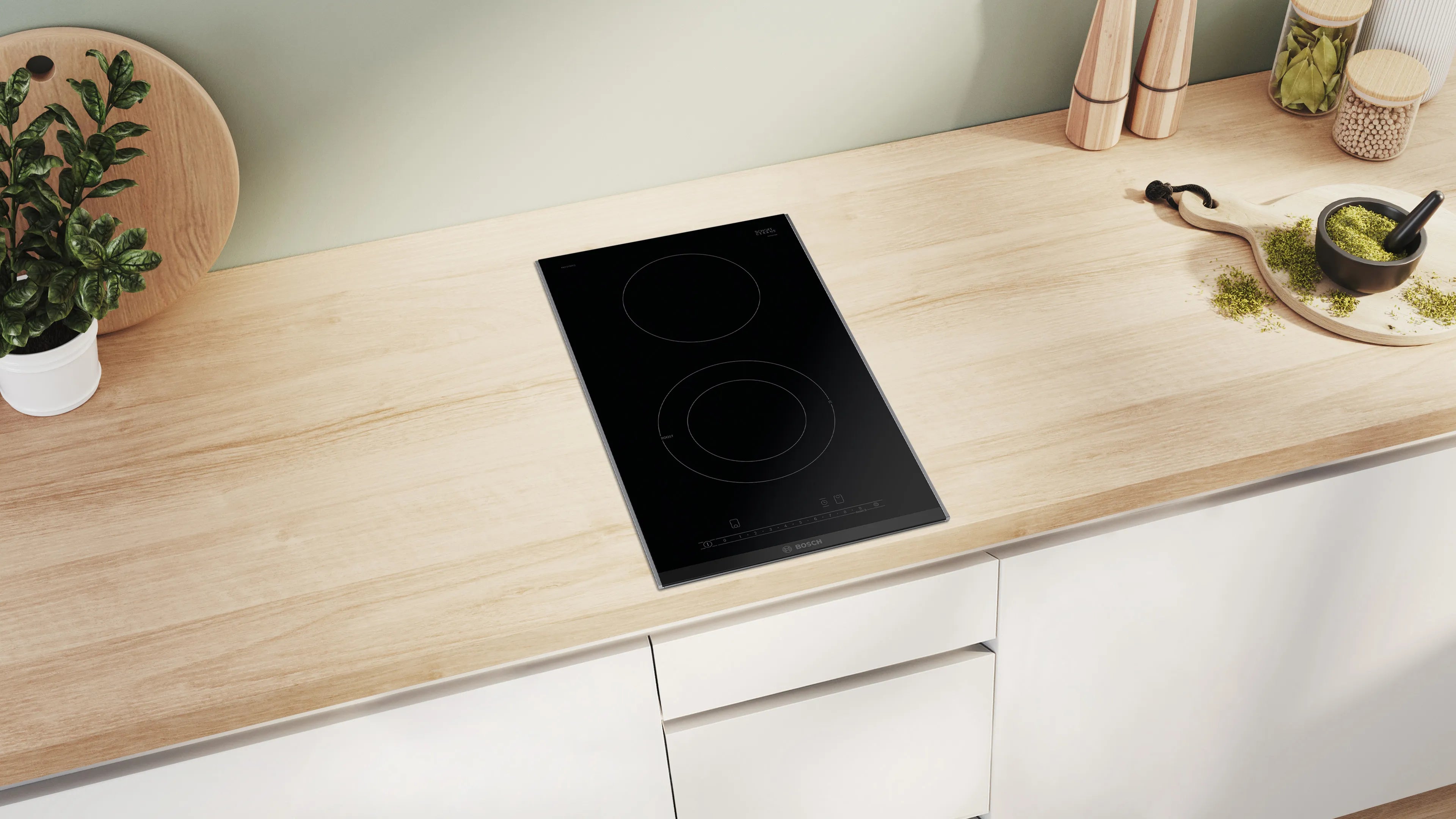 Bosch Bosch Serie 6 PKF375FP2E plaque Noir Intégré 30 cm Céramique 2 zone(s)