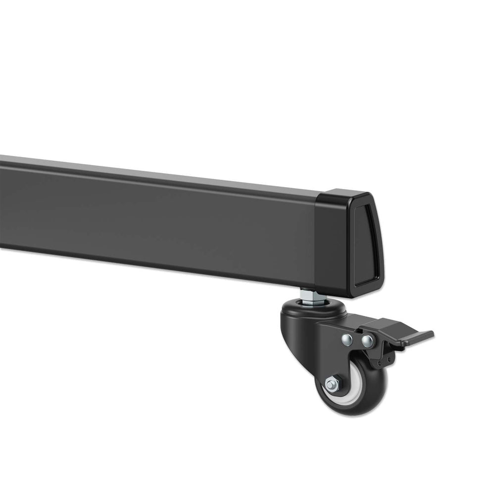 Support TV sur Roulettes Manhattan pour Écrans 37" à 120", Réglage Hauteur par Manivelle, VESA 200x200 à 1000x600 mm, Ch