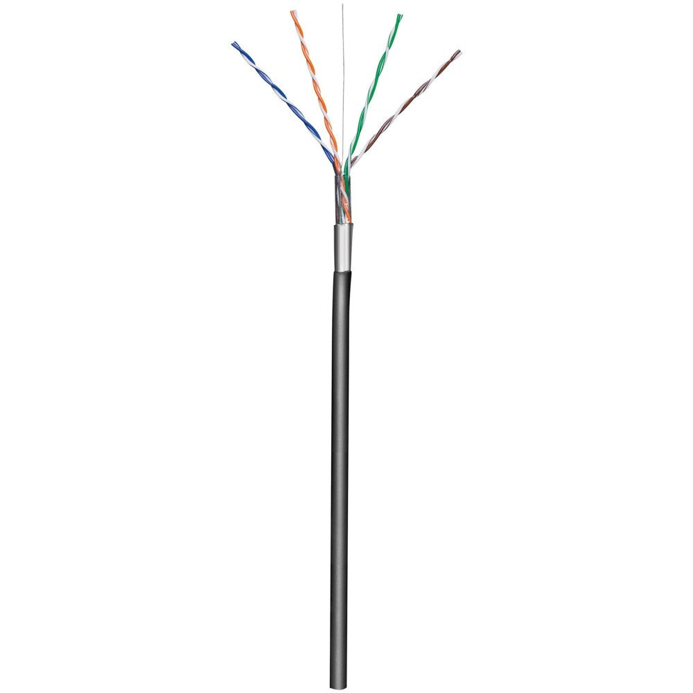 Techly ITP8-RIS-0305LO câble de réseau Noir 305 m Cat5e F/UTP (FTP)