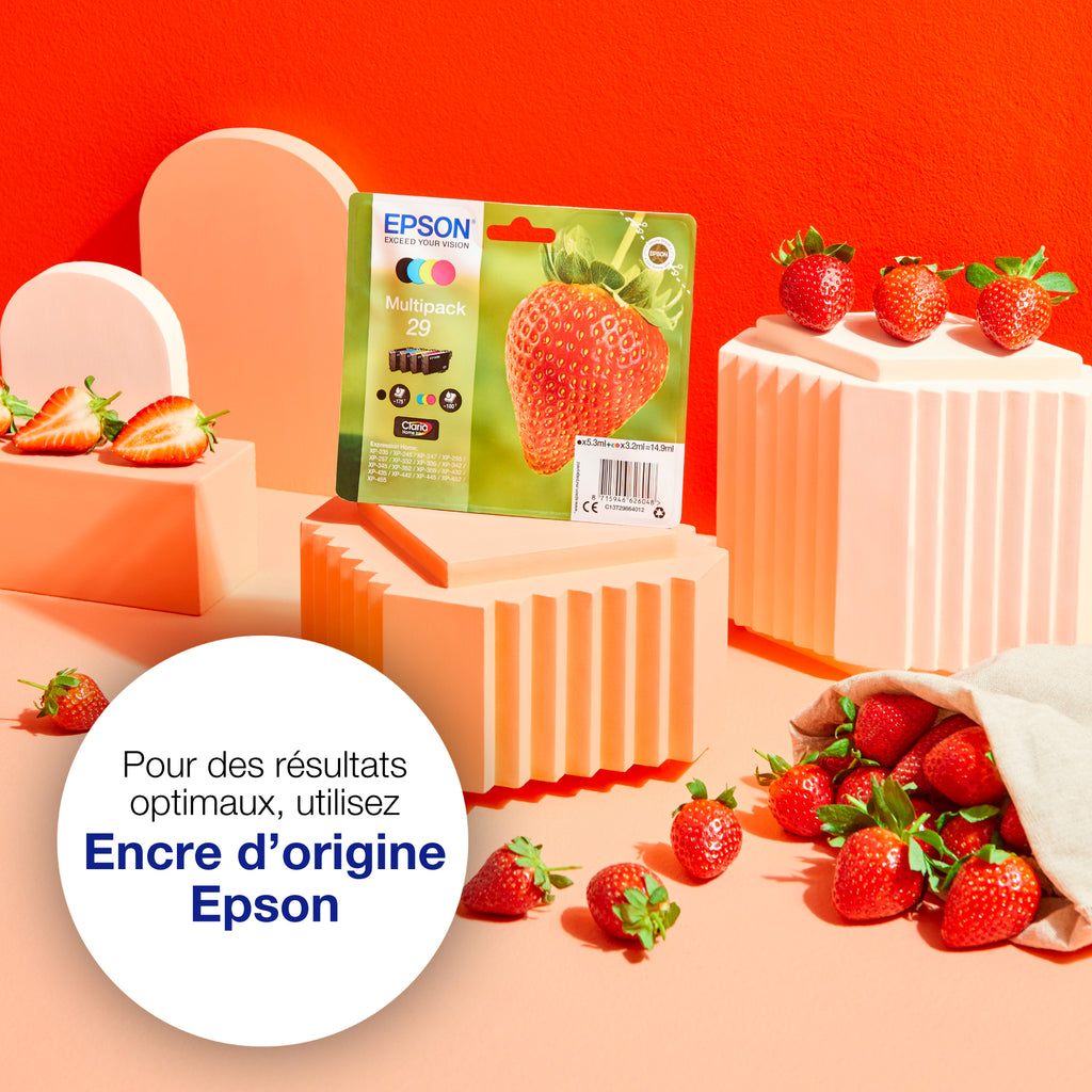 Epson Strawberry Multipack 29 Encre Claria Home N, C, M, J
