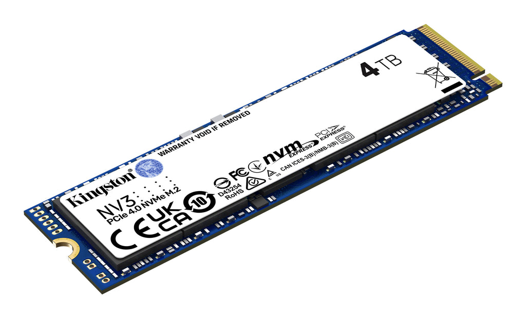 Kingston Technology NV3 4 To SSD M.2 2280 NVMe PCIe 4.0