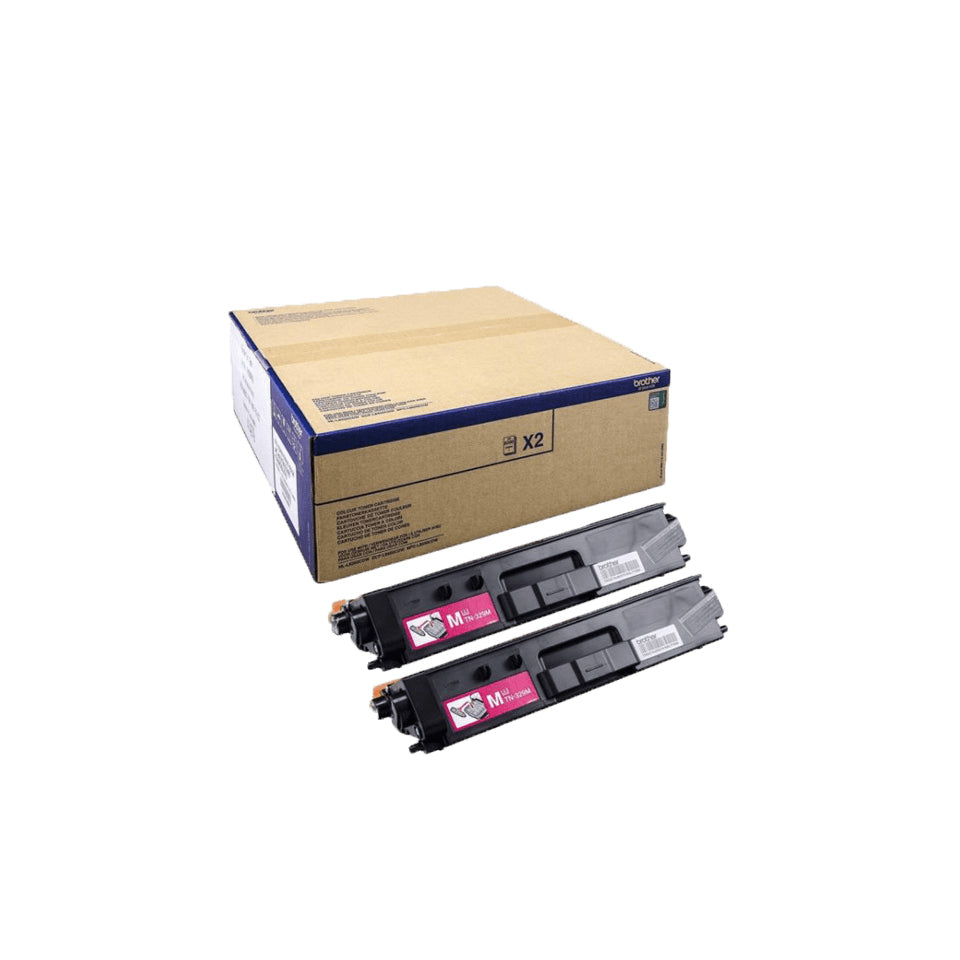 Brother TN-329MTWIN Cartouche de Toner Originale Magenta, Pack de 2