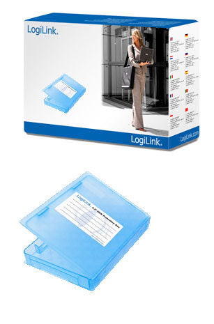 LogiLink UA0131 Housse de disques de stockage Bleu
