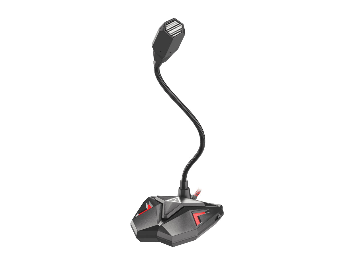 GENESIS Radium 100 Noir, Rouge Microphone de PC