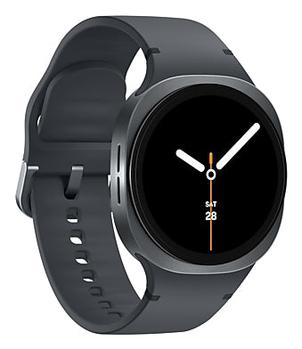 Samsung Galaxy Watch 8 3,3 cm (1.3") AMOLED 40 mm Numérique 438 x 438 pixels Écran tactile Graphite Wifi GPS (satellite)