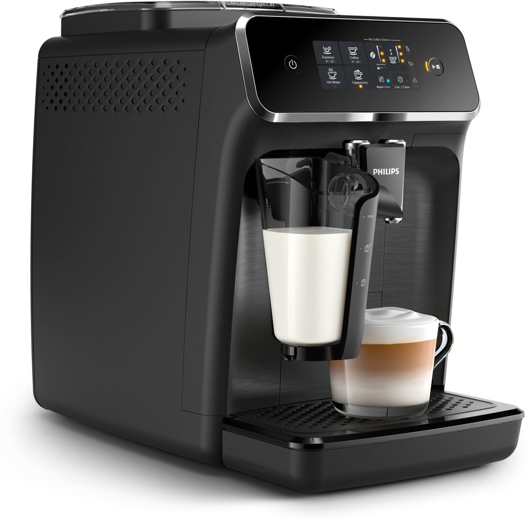Philips 2200 series Série 2200 Noir Mat EP2230/10 Machine expresso broyeur, 3 boissons, carafe LatteGo