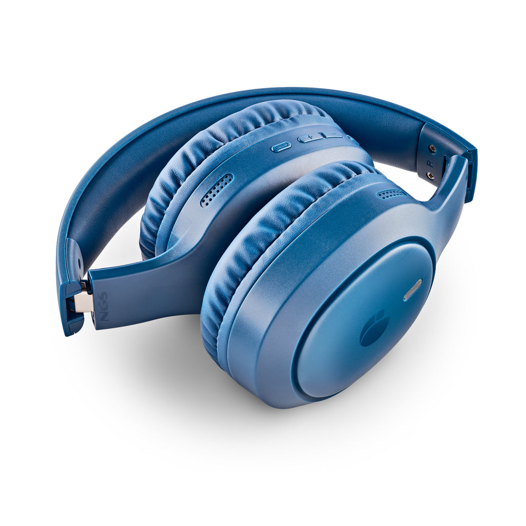 NGS Artica Tempest Blue Casque Avec fil &sans fil Arceau Appels/Musique USB Type-C Bluetooth Bleu