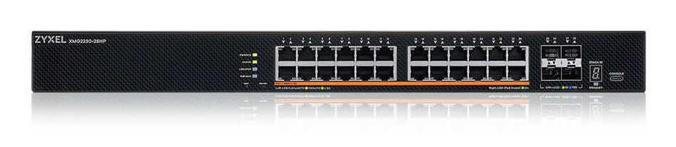 Zyxel XMG2230-28HP Géré L2/L3 2.5G Ethernet (100/1000/2500) Connexion Ethernet, supportant l'alimentation via ce port (P