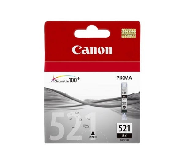 Canon CLI-521 BK cartouche d'encre 1 pièce(s) Original Noir