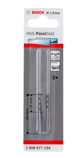 Bosch Bosch Foret hélicoïdal HSS PointTeQ