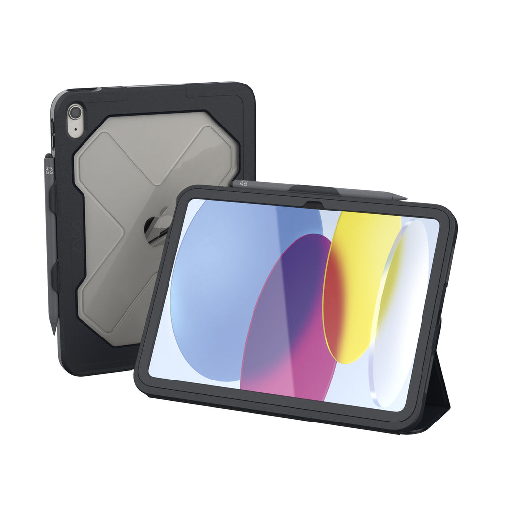 ZAGG Rugged Messenger Case 27,7 cm (10.9") Housse, Couleur Charbon