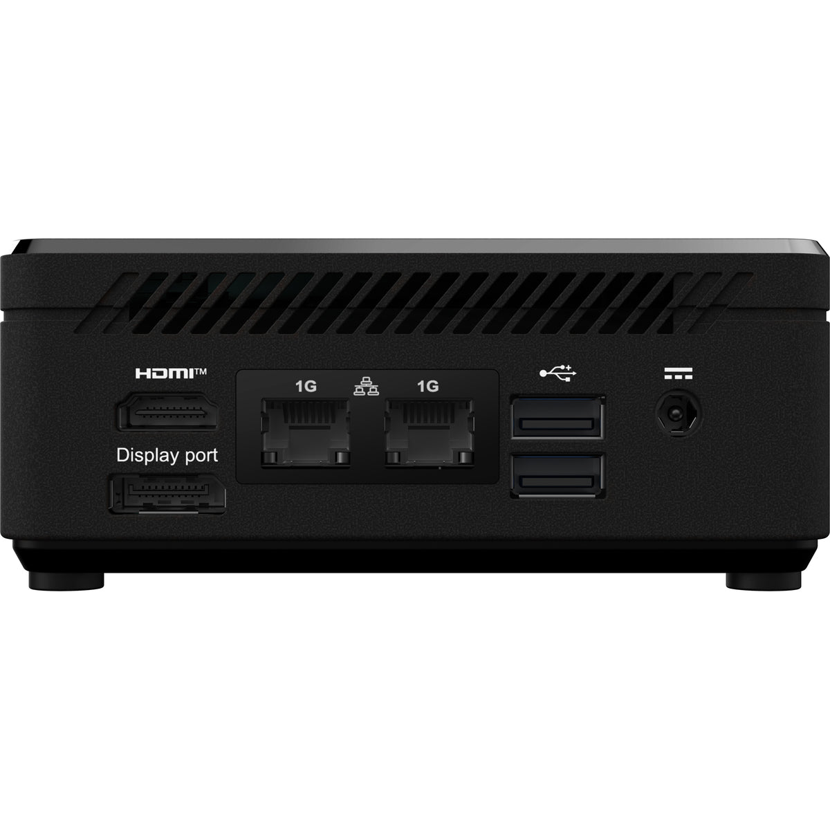 MSI Cubi N ADL S-098EU Intel® N N200 4 Go DDR4-SDRAM 128 Go SSD Windows 11 Pro Mini PC Noir - vue 3