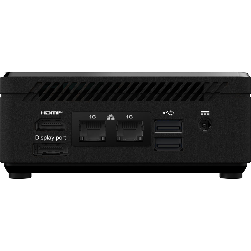 MSI Cubi N ADL S-254AT Intel® N N200 4 Go DDR4-SDRAM 128 Go SSD Windows 11 Pro Mini PC Noir