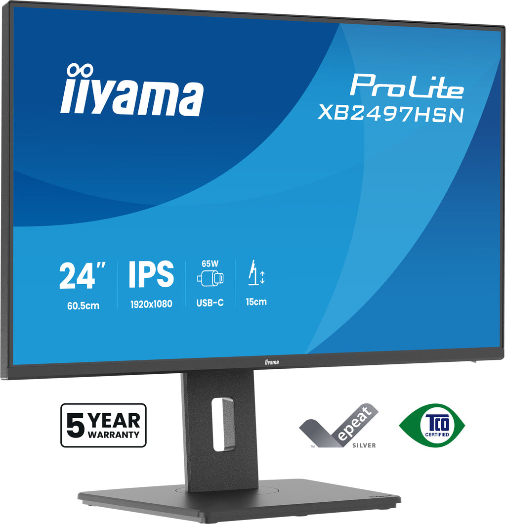 iiyama ProLite XB2497HSN-B1 écran plat de PC 60,5 cm (23.8") 1920 x 1080 pixels Full HD LED Noir