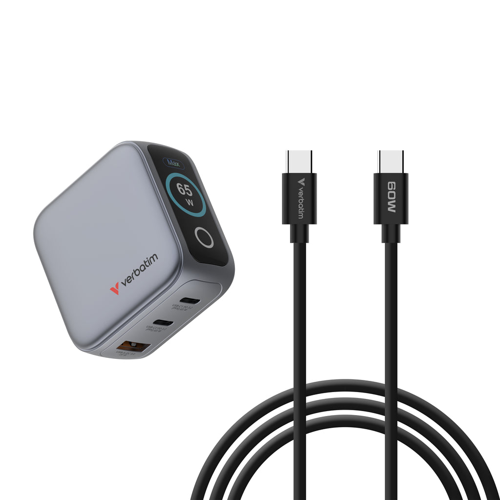 Verbatim 30238 chargeur d'appareils mobiles Universel Noir Secteur Charge rapide Intérieure
