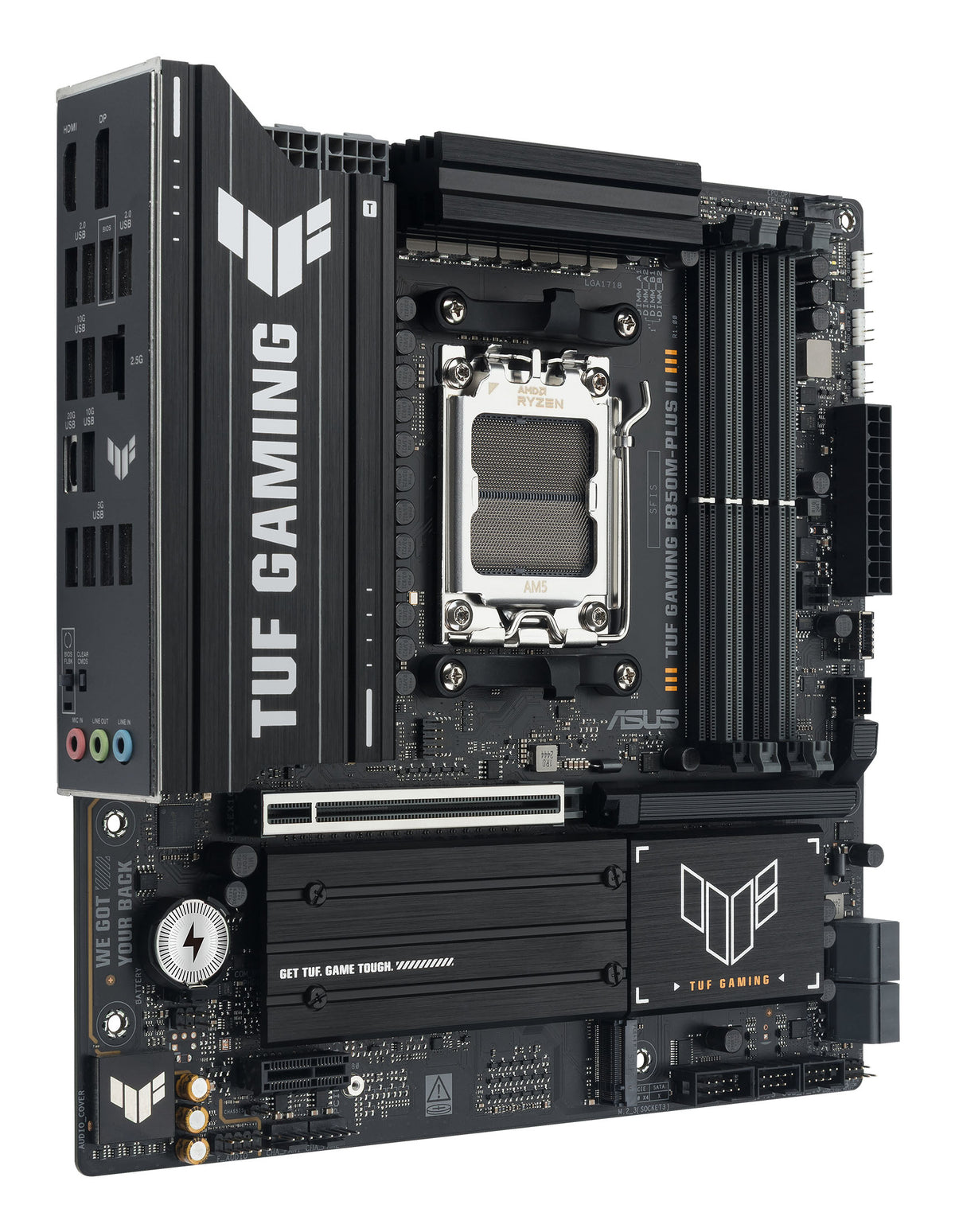 ASUS TUF GAMING B850M-PLUS II AMD B850 Emplacement AM5 micro ATX