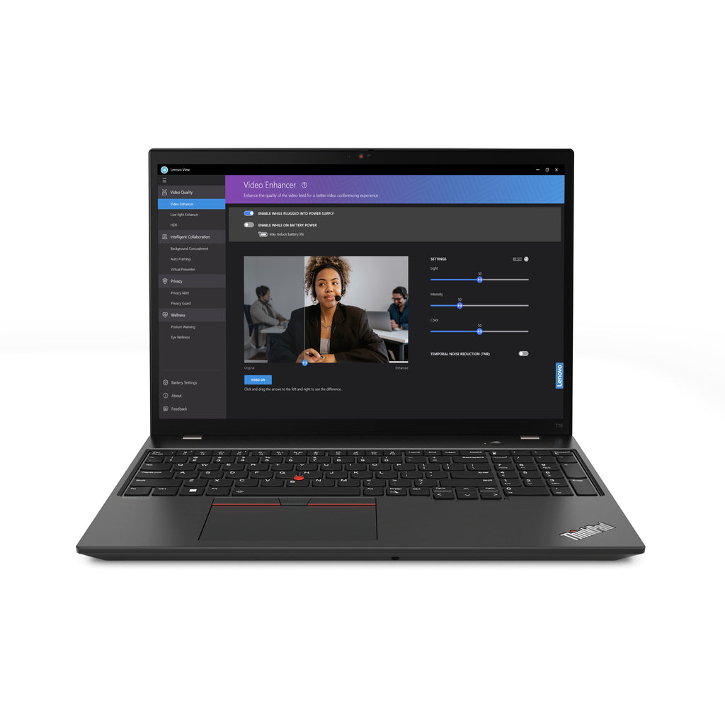 Lenovo ThinkPad T16 Gen 2 (Intel) Intel® Core™ i5 i5-1335U Ordinateur portable 40,6 cm (16") WUXGA 16 Go DDR4-SDRAM 256 Go SSD Wi-Fi 6E (802.11ax) Windows 11 Pro Nordique Noir