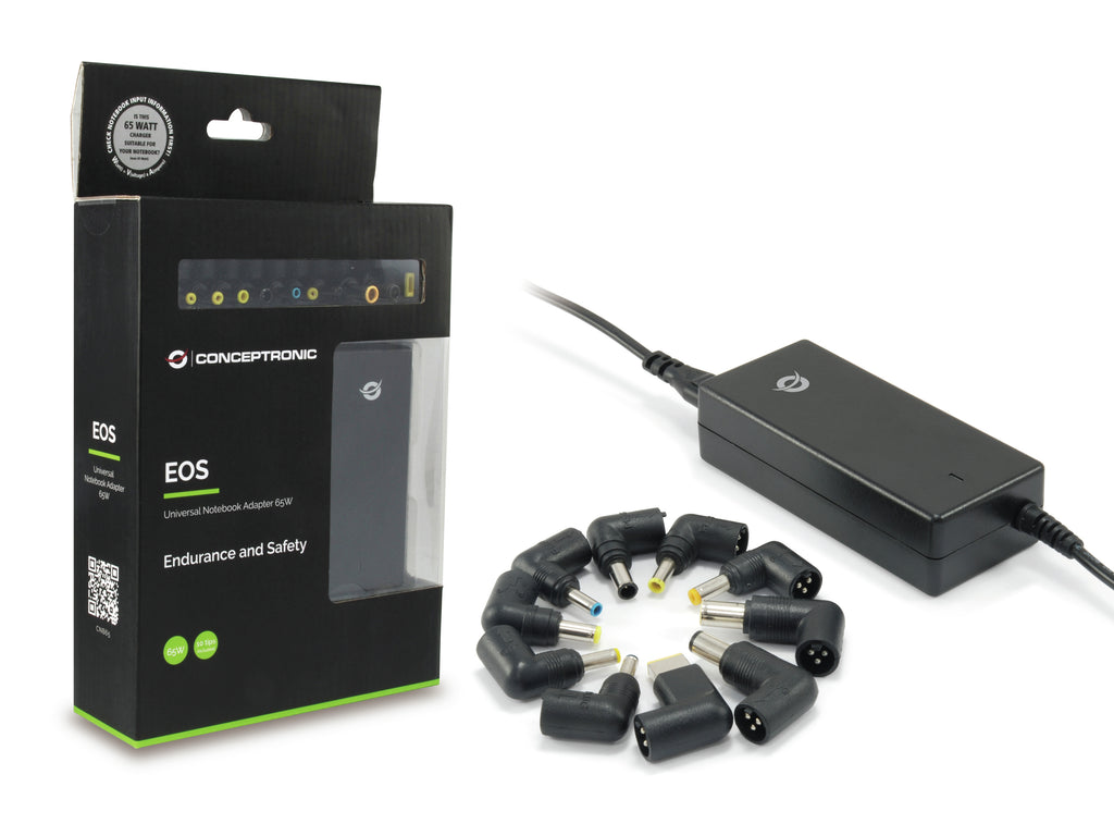 Conceptronic CNB65 adaptateur de puissance & onduleur Intérieure 65 W Noir