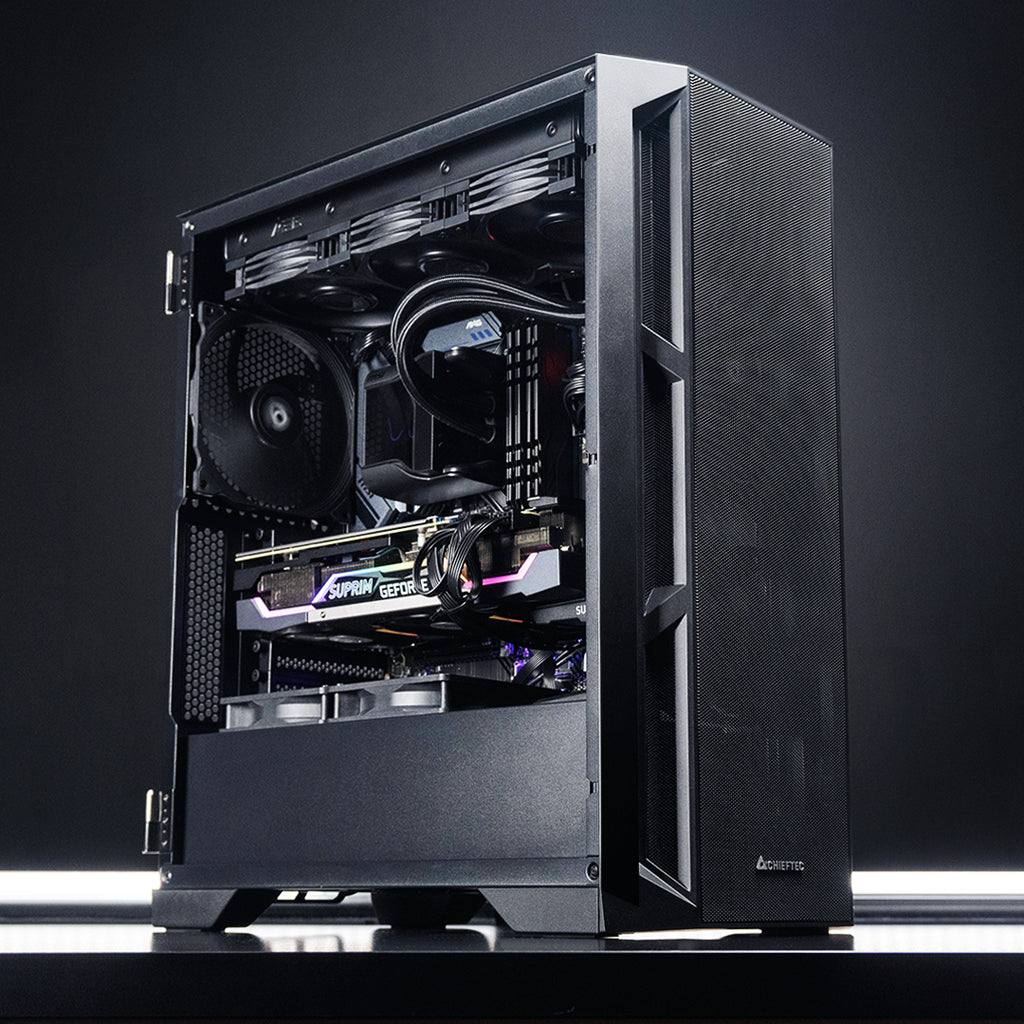 Chieftec APEX AIR GA-01B-M-OP Boîtier PC ATX Midi Tower Noir
