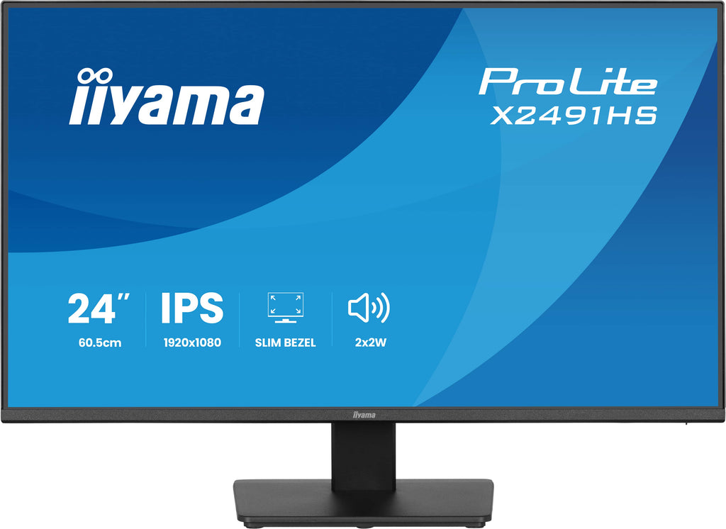 iiyama ProLite X2491HS-B1 écran plat de PC 60,5 cm (23.8") 1920 x 1080 pixels Full HD LCD Noir