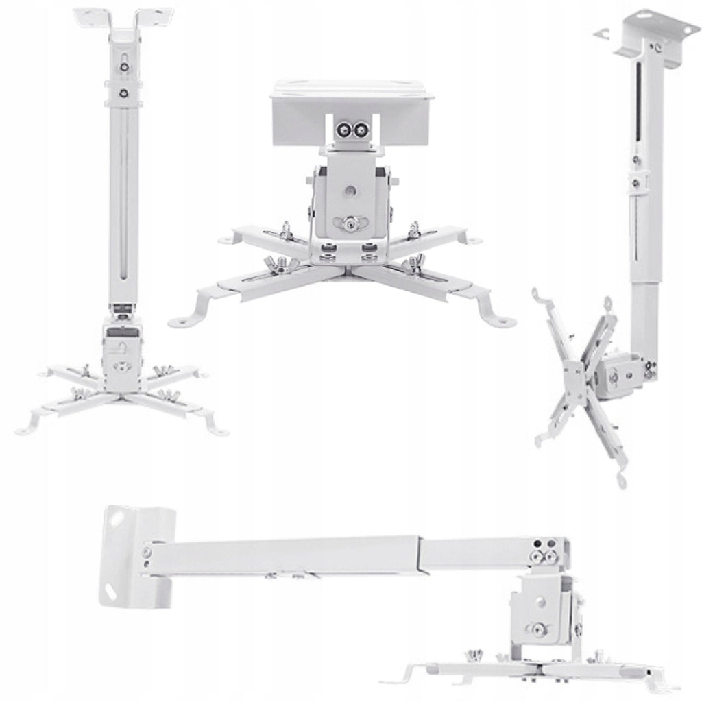 Support de fixation 4-en-1 pour projecteur, pour montage au plafond ou mural, jusqu'à 25 kg, Zenwire