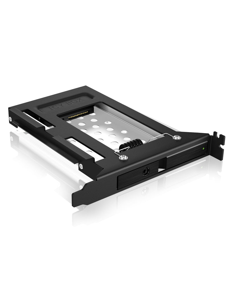 ICY BOX IB-2207StS 8,89 cm (3.5") Plateau de stockage de disques Noir