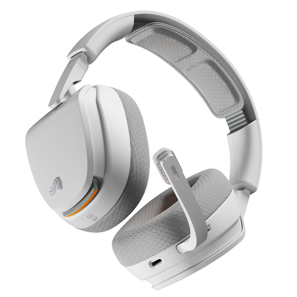 Glorious Gaming GHS Wireless InfinitePlay Casque Sans fil Arceau Bluetooth Socle de chargement Blanc