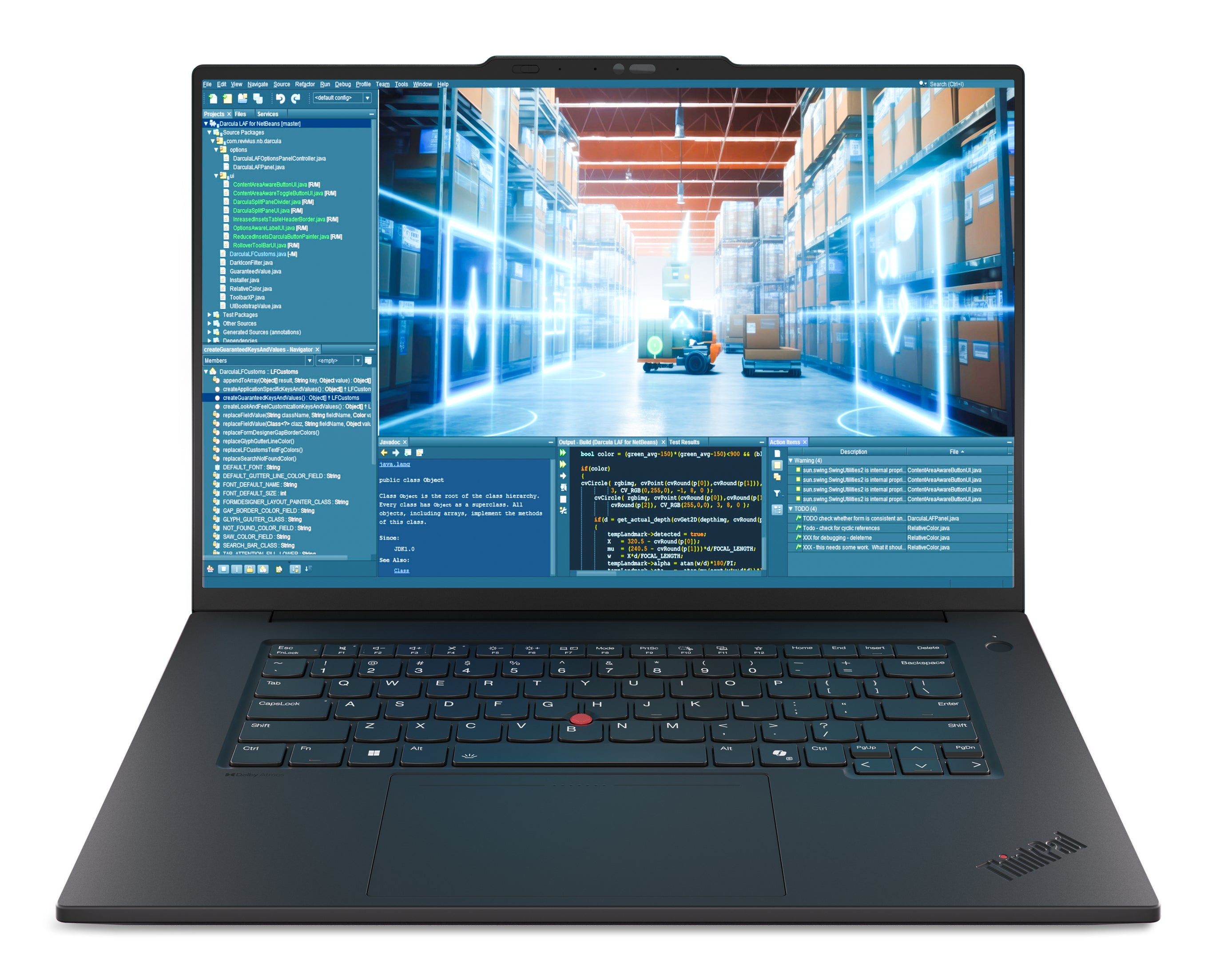 Lenovo ThinkPad P1 Gen 8 Intel Core Ultra 7 255H Station de travail mobile 40,6 cm (16") WUXGA 64 Go LPDDR5x-SDRAM 1 To SSD NVIDIA RTX PRO 2000 Blackwell Wi-Fi 7 (802.11be) Windows 11 Pro Nordique Noir