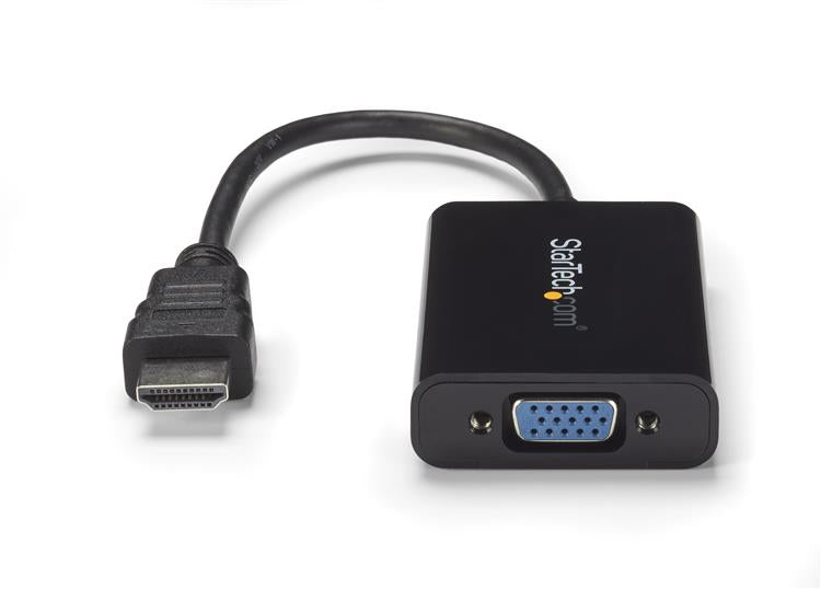 StarTech.com Câble adaptateur / Convertisseur HDMI vers VGA avec audio - Mâle / Femelle - Noir