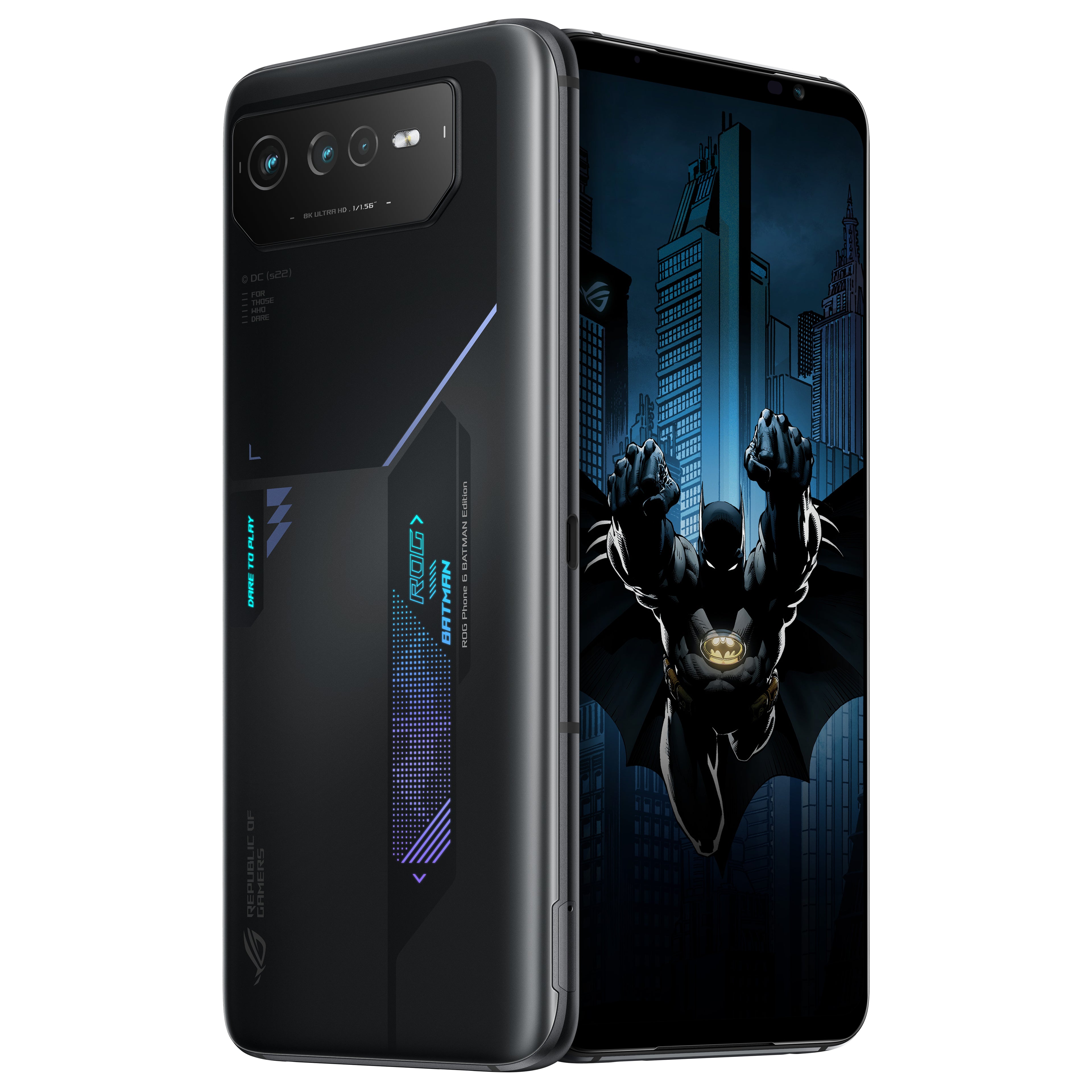 ASUS ROG Phone 6 AI2203-5B028E1 17,2 cm (6.78") Double SIM Android 12 5G USB Type-C 12 Go 256 Go 6000 mAh Noir