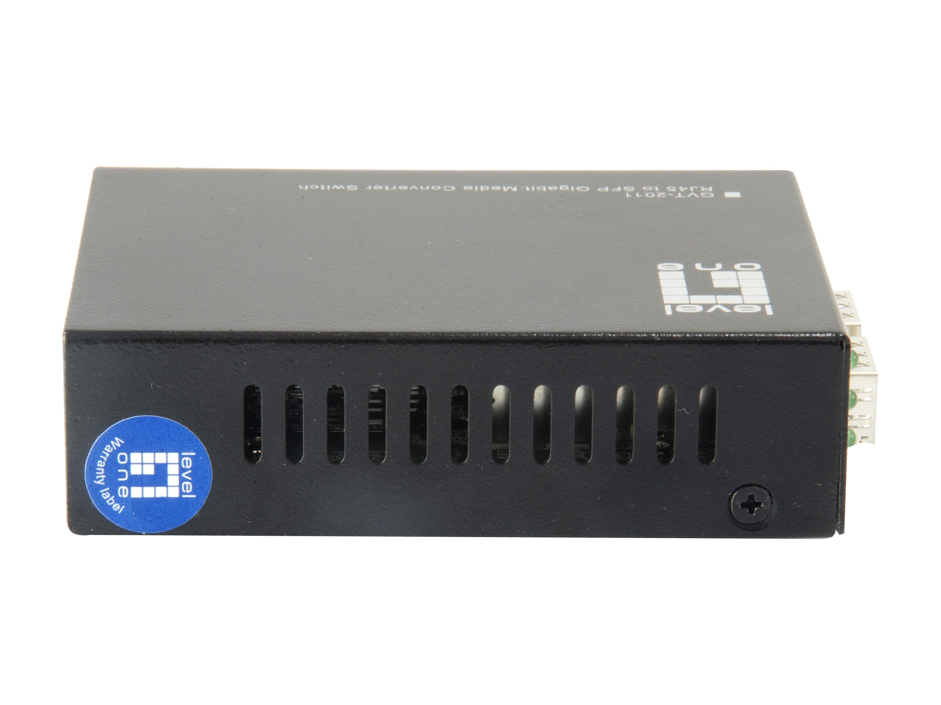 LevelOne GVT-2011 convertisseur de support réseau 1000 Mbit/s Gris