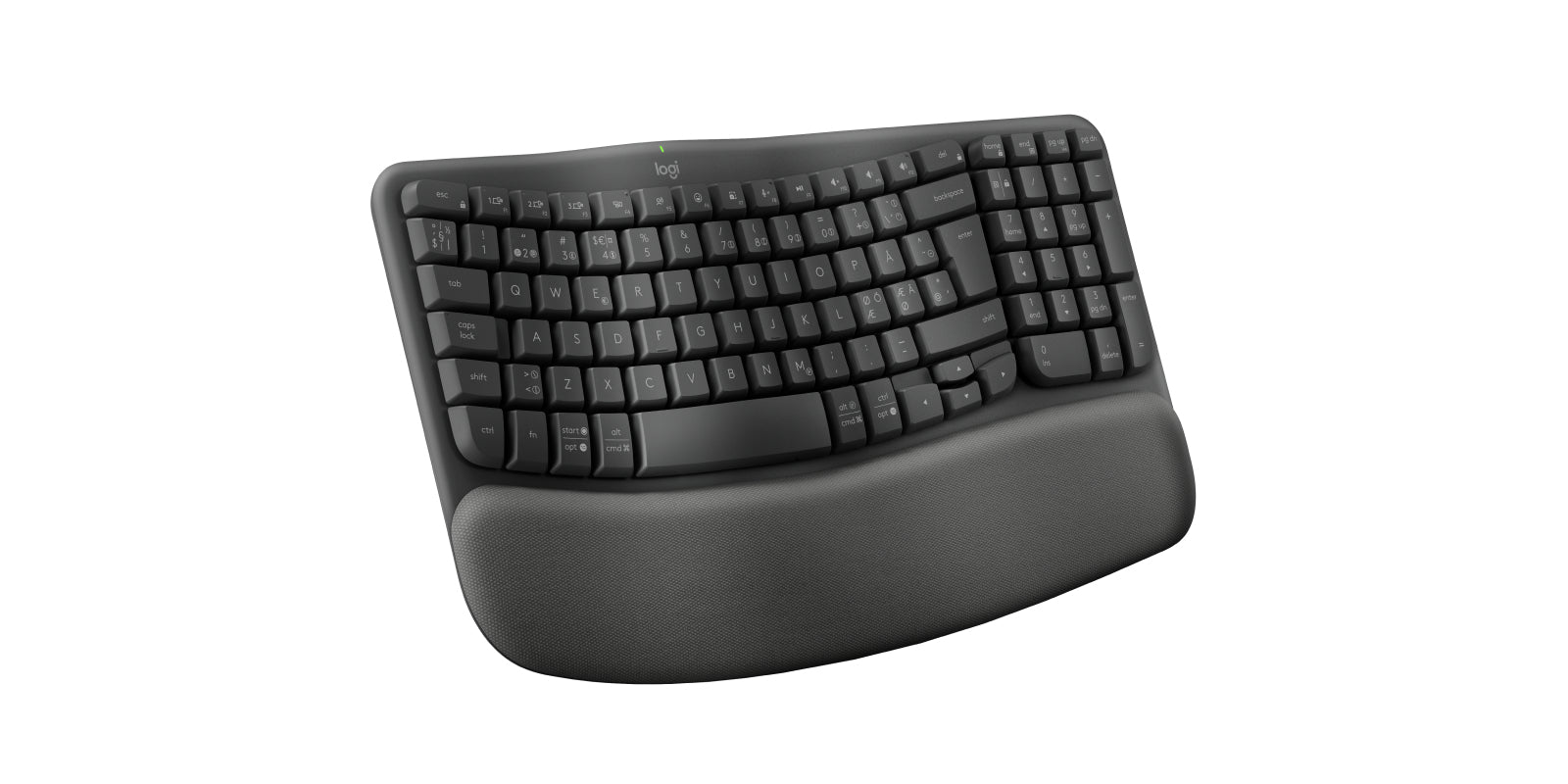 Logitech 920-012298 teclado Oficina RF Wireless + Bluetooth QWERTY Nórdico Grafito