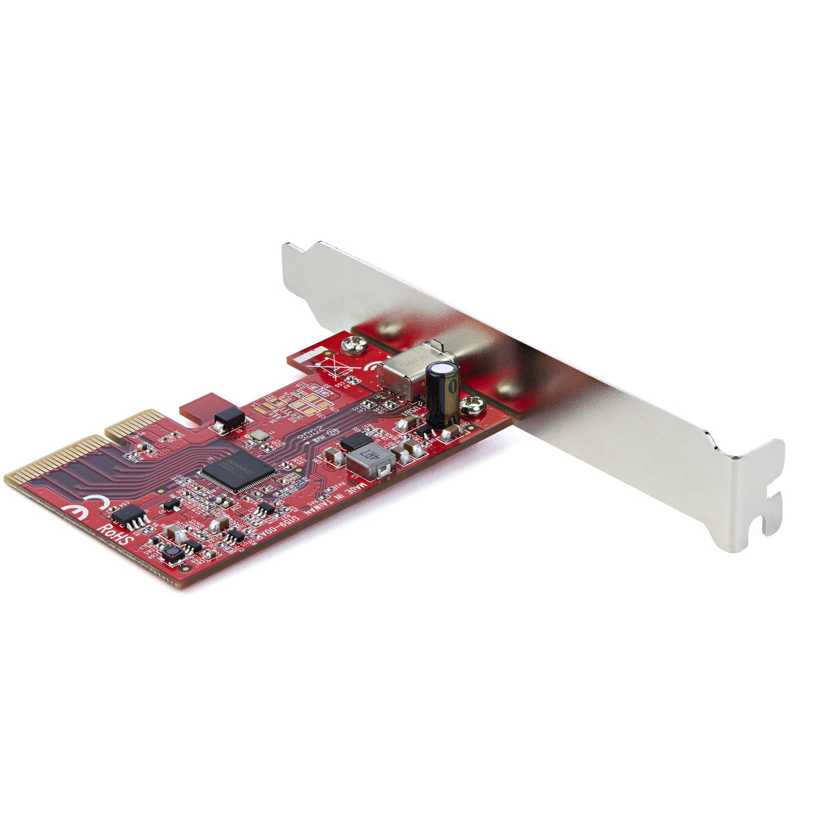 StarTech.com Carte PCIe 1 port USB 3.2 Gen 2x2 - Carte Contrôleur USB-C SuperSpeed 20Gbps PCI Express 3.0 x 4 - Carte Ad