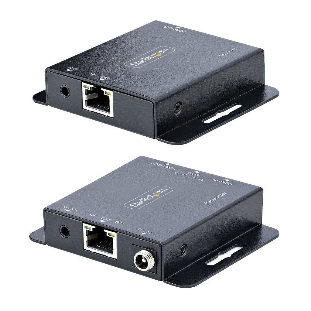 StarTech.com Extendeur HDMI sur Ethernet RJ45 Cat6/Cat5, 4K 30Hz jusqu'à 39m ou 1080p jusqu'à 70m, Kit Émetteur et Récep