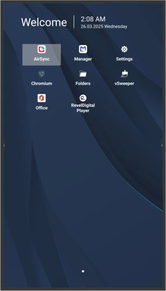 Viewsonic CDE7531-1C Écran d'Affichage Dynamique 75" 4K Ultra HD LCD Wifi Android 14 Noir