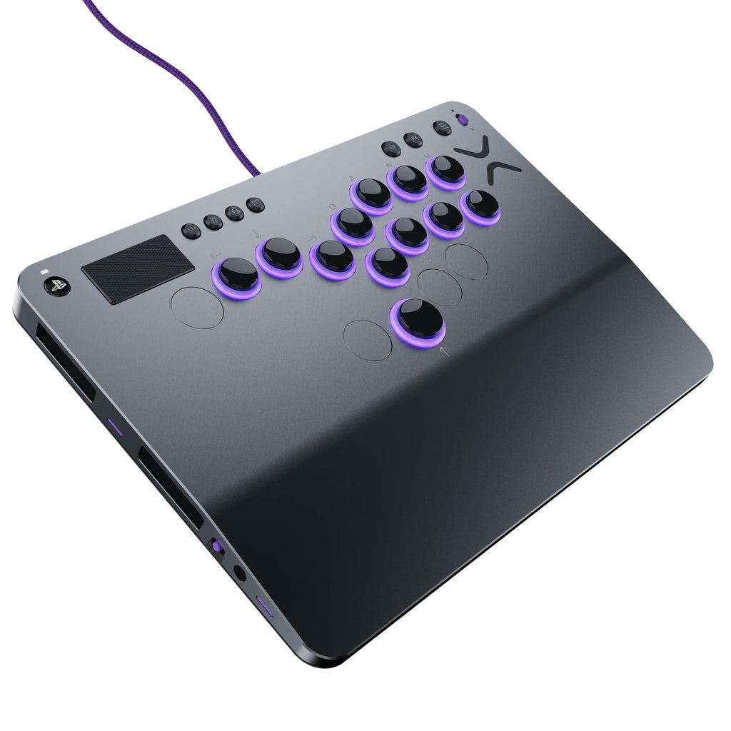 Turtle Beach Victrix Pro KO sans levier Fight stick Gris Édition. Sous licence officielle PS avec boutons Cherry MX Spee