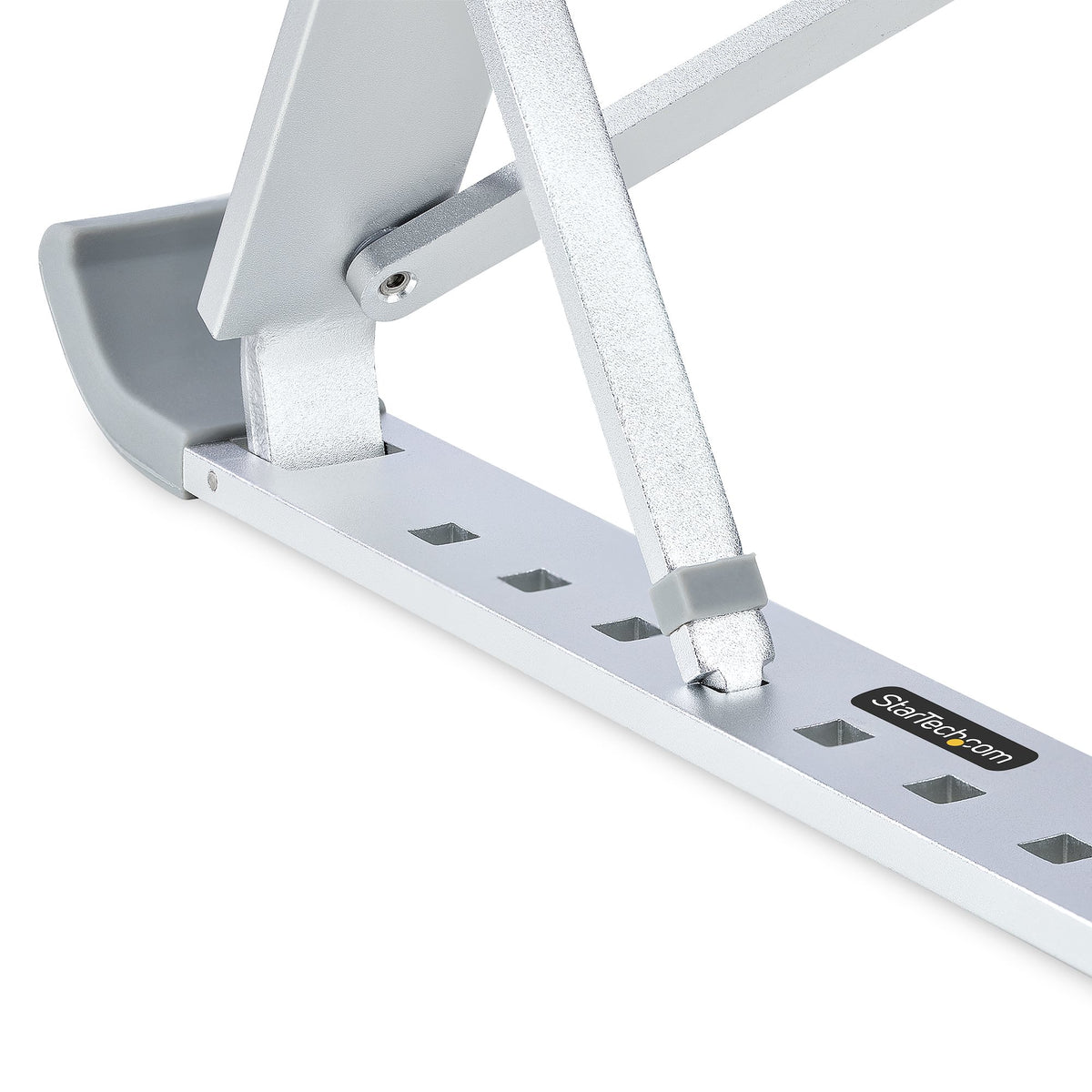 StarTech.com Support Pliable pour Ordinateur Portable, Aluminium, Réglable en Hauteur et Inclinable, Supporte jusqu'à 10