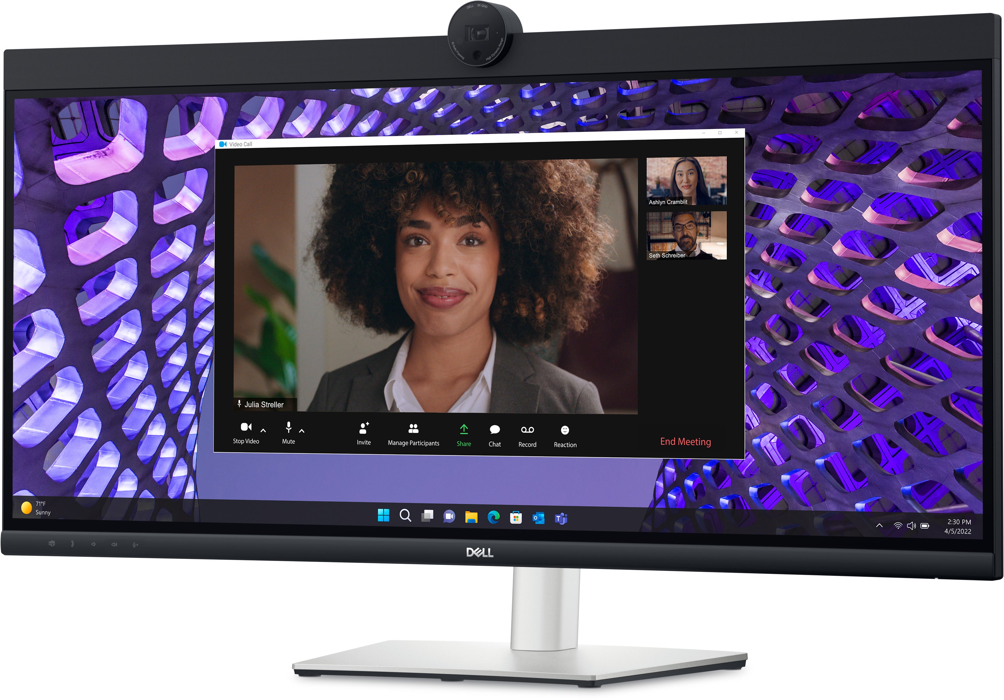 DELL P Series P3424WEB écran plat de PC 86,7 cm (34.1") 3440 x 1440 pixels 4K Ultra HD LCD Noir